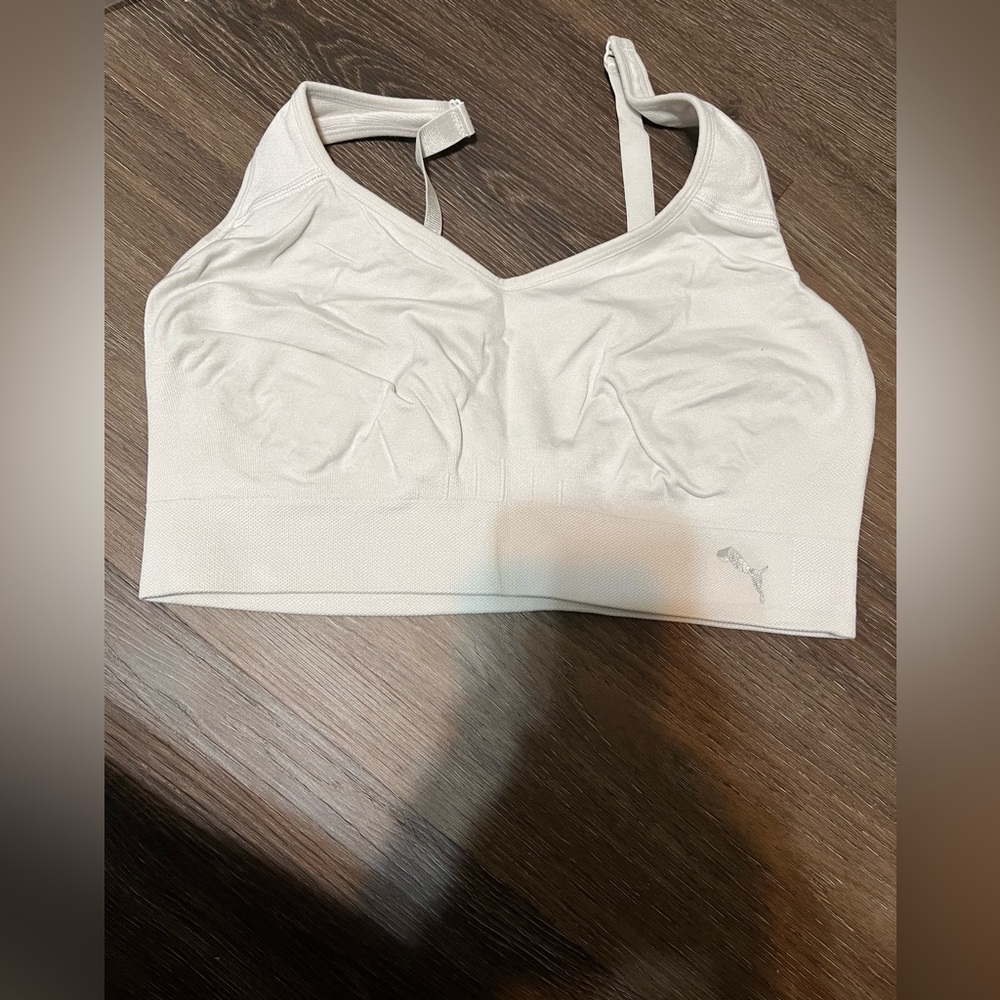 Puma Women's White Sports Bra